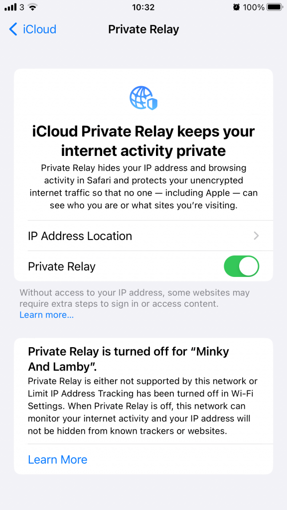 Blocking Apples Private Relay image 5